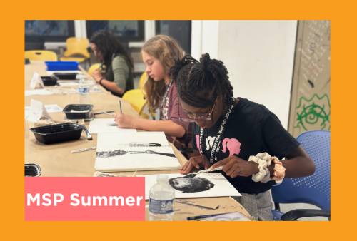 young artists experiment with mediums as they level up their rendering skills at the art institute