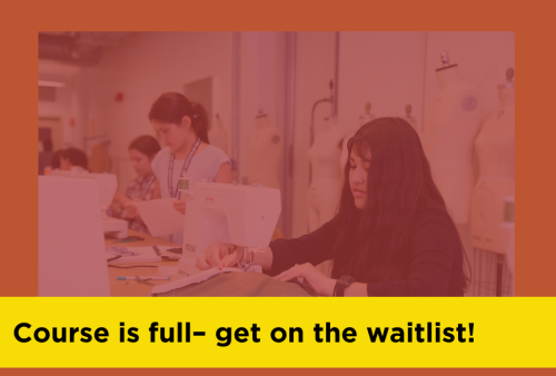 course is full! get on the waitlist