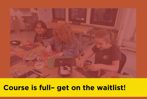 course is full! get on the waitlist