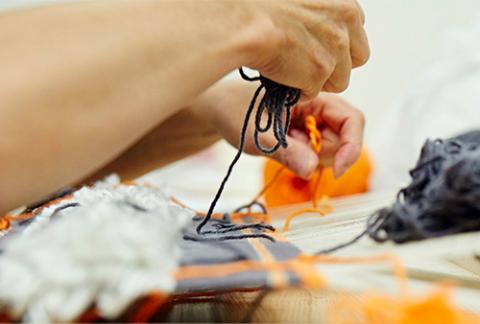 Frame Loom Weaving