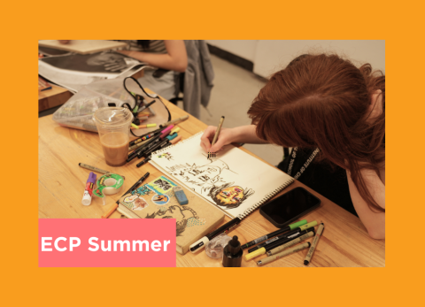 Kate-Stenberg draws a comic