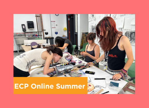 a group of cool teens draw awesome pictures