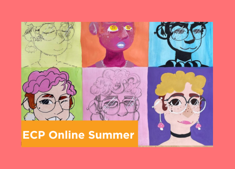 a grid of comic portraits by Jay Paver 