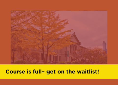 class is full! get on the waitlist!